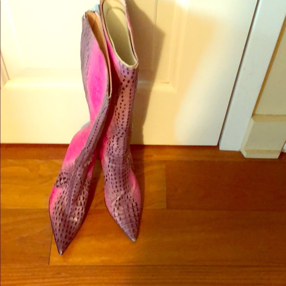 Leather Knee Length Boots